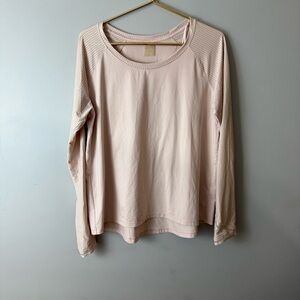 CALIA by Carrie Underwood Light Pink Long Sleeve Tee